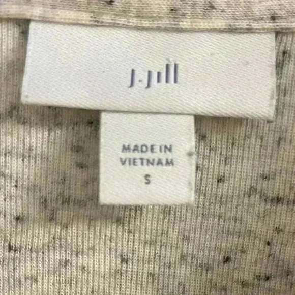 J Jill Blouse Popover‎ 1/4 Button Up Small - Picture 5 of 6